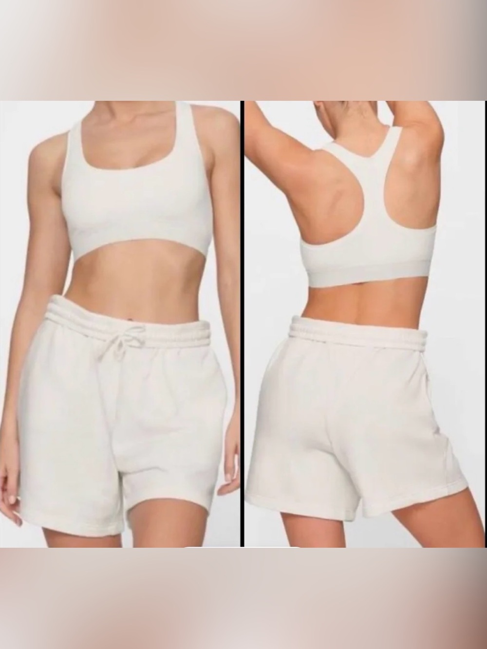 SKIMS Drapey French Terry Short Marble NWT Size 4XL